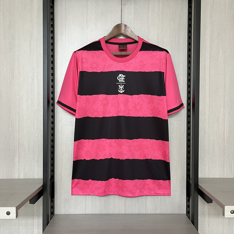 Camisa Ed. Especial "Outubro Rosa" Flamengo 2024/25 - BRAZILINE