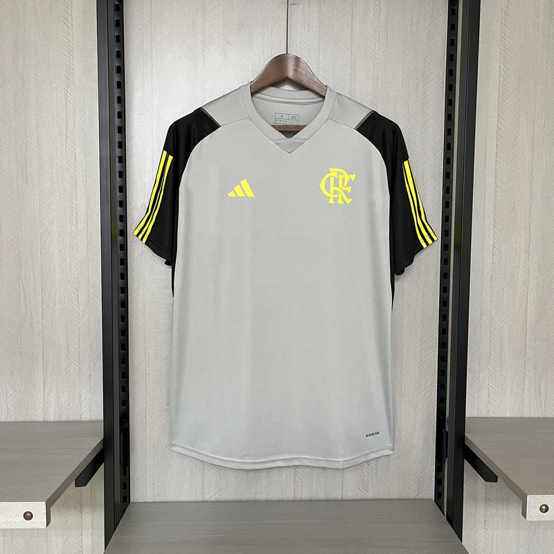 Camisa Treino Flamengo 24/25 Adidas - Cinza