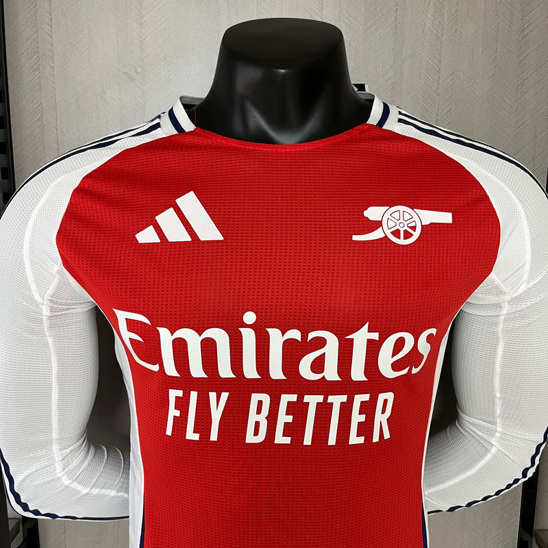 Camisa I Arsenal 24/25 - Jogador / Manga Longa