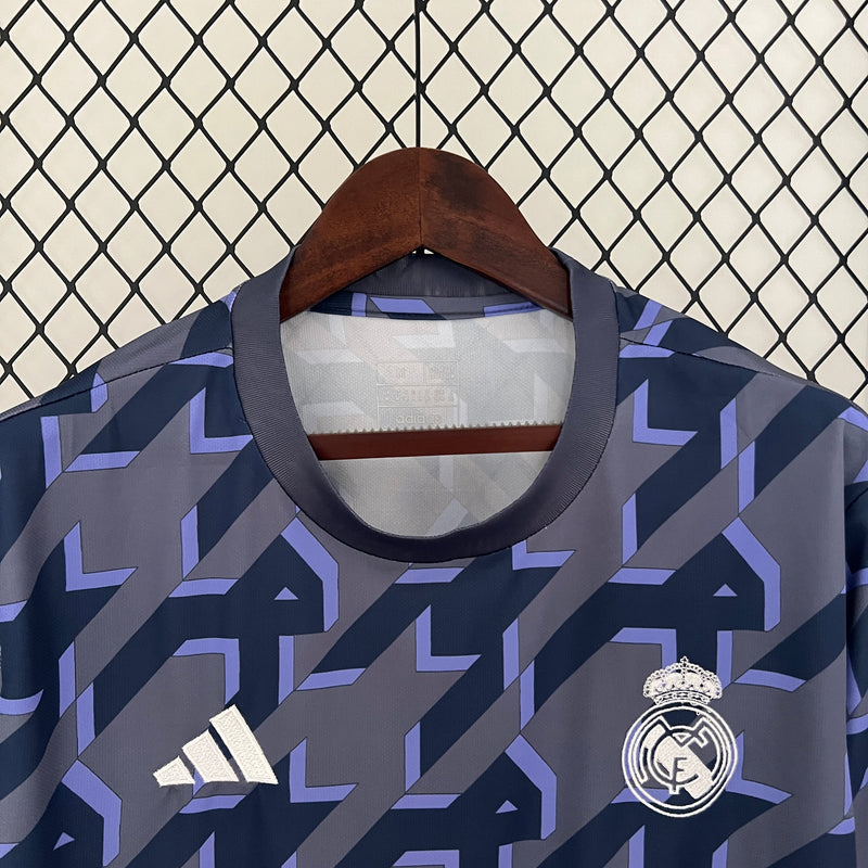 Camisa Pré-jogo Real Madrid 24/25 - Adidas