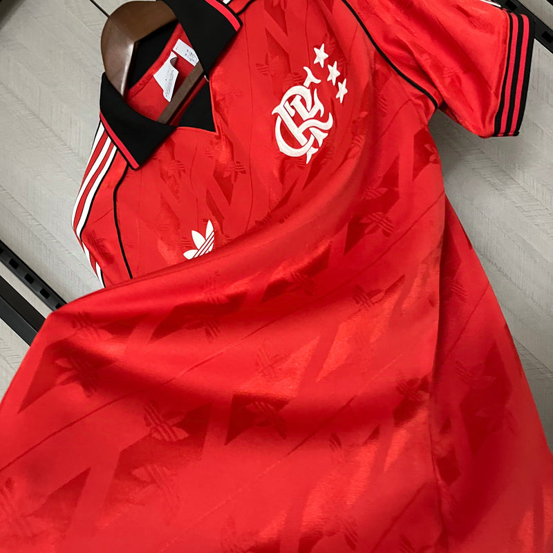 Camisa Flamengo "Lifestyler" LFSTLR Adidas 2024 - Vermelho