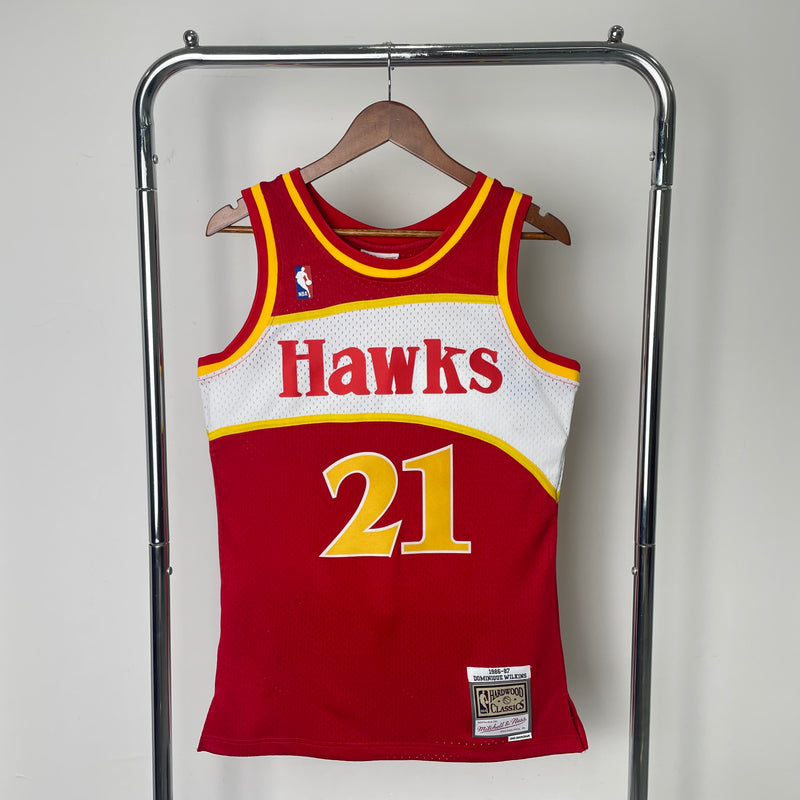 Atlanta Hawks Hardwood Classics 1986/87 - WILKINS - Mitchell & Ness