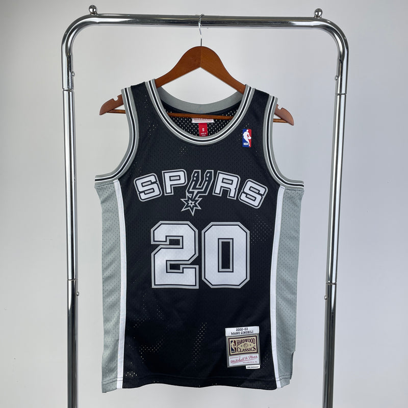 San Antonio Spurs Hardwood Classics 2002/03 - GINOBILI - Mitchell & Ness