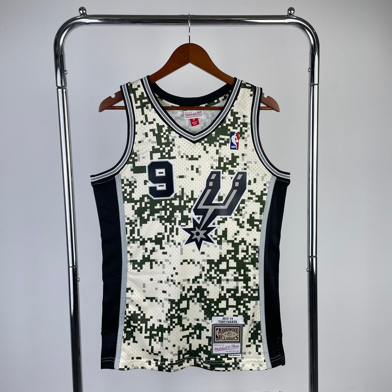 San Antonio Spurs Hardwood Classics 2013/14 - PARKER - Mitchell & Ness