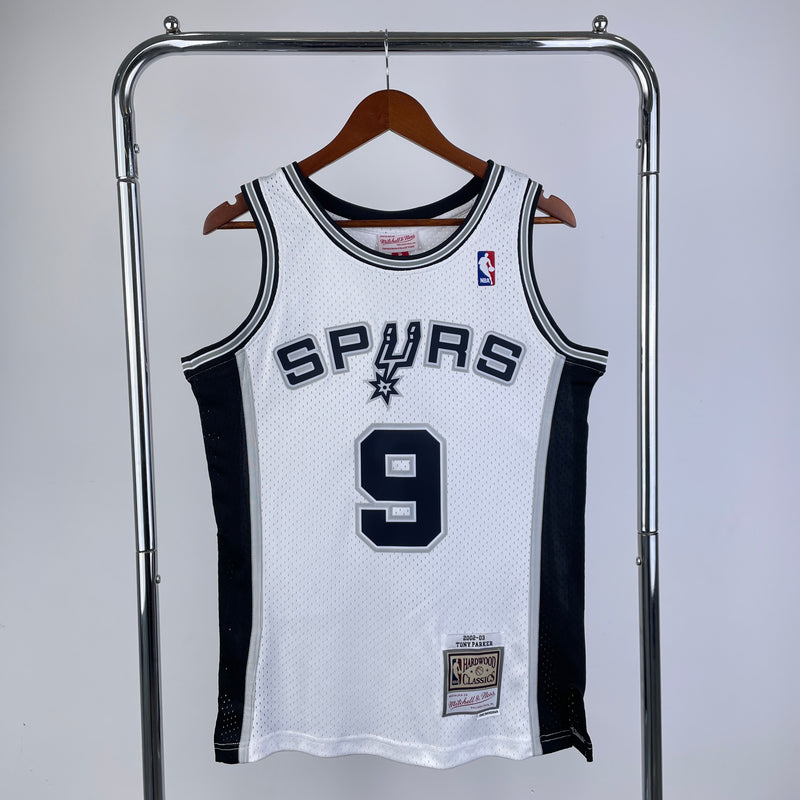 San Antonio Spurs Hardwood Classics 2002/03 - PARKER - Mitchell & Ness