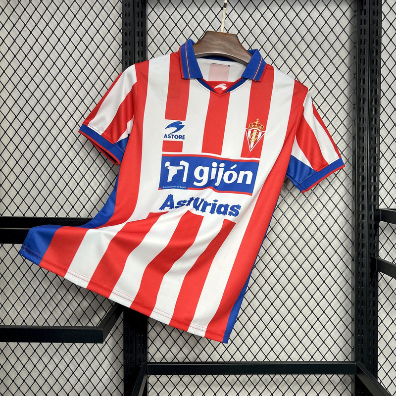 Camisa Sporting de Gijón - Retrô 2001/02 Astore