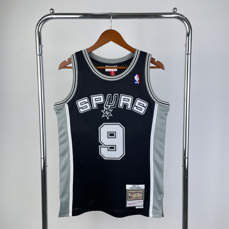 San Antonio Spurs Hardwood Classics 2002/03 - PARKER - Mitchell & Ness