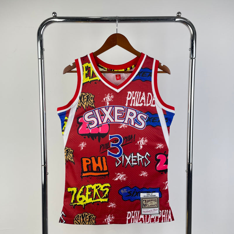 Philadelphia 76ers Hardwood Classics 1996/97 - IVERSON - Mitchell & Ness