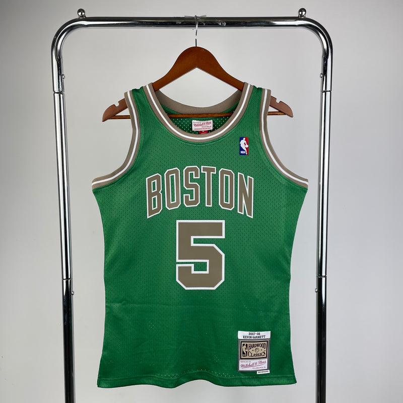 Boston Celtics Hardwood Classics 2007/08 - GARNETT - Mitchell & Ness