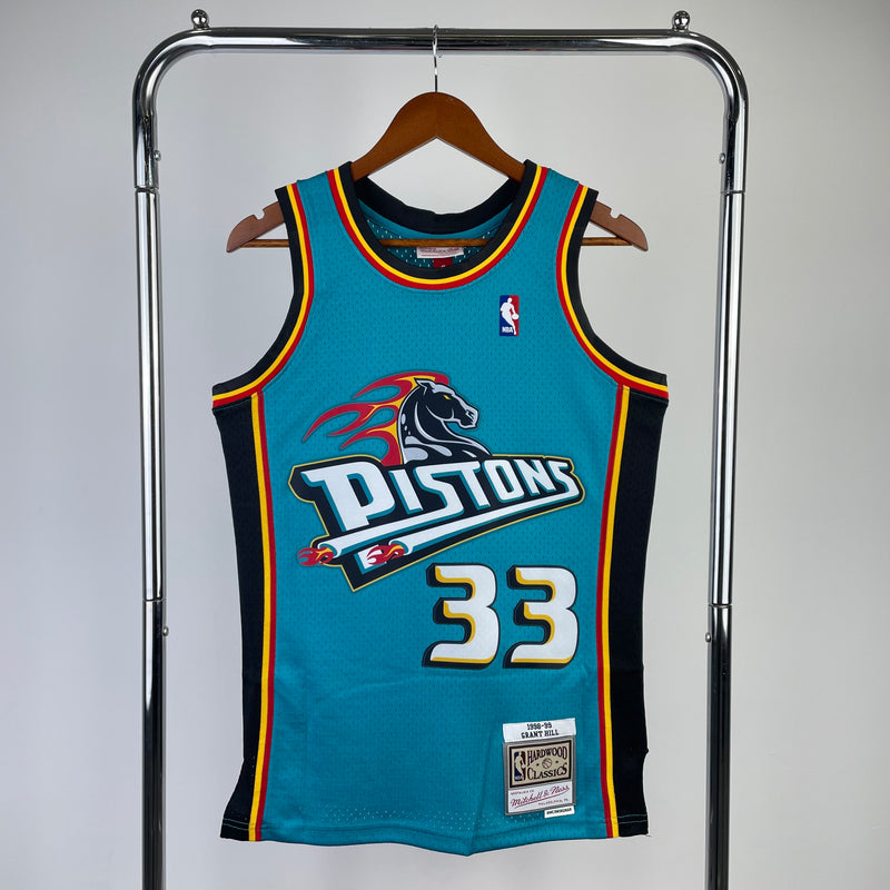 Detroit Pistons Hardwood Classics 1998/99 - GRANT HILL - Mitchell & Ness