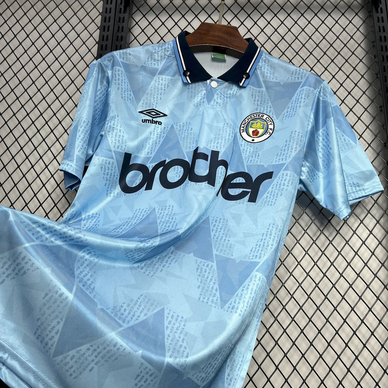 Camisa I Manchester City - Retrô 1989/91 Umbro