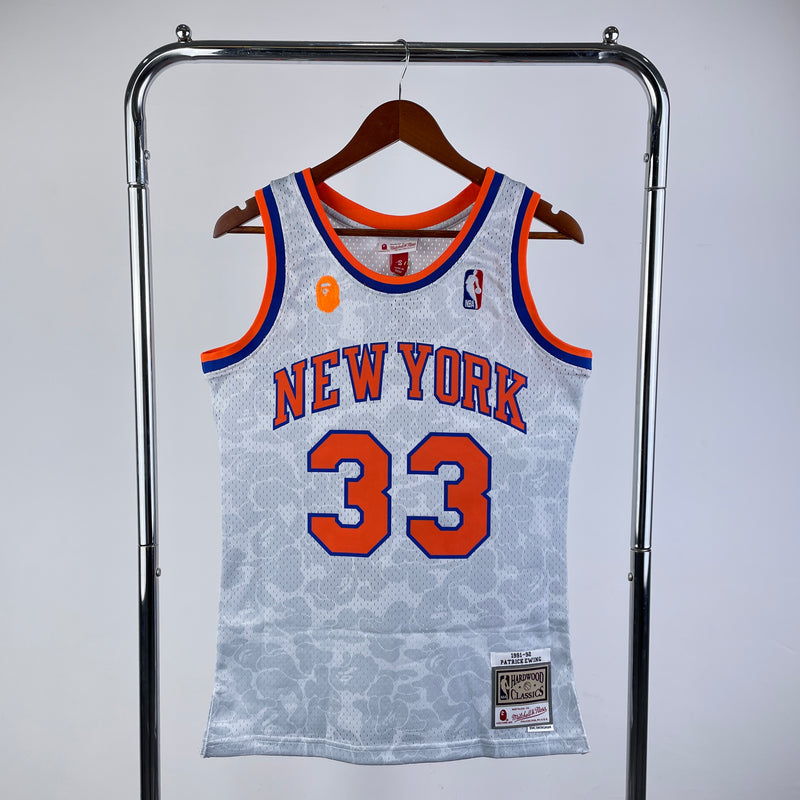 New York Knicks Hardwood Classics 1991/92 - EWING - Mitchell & Ness