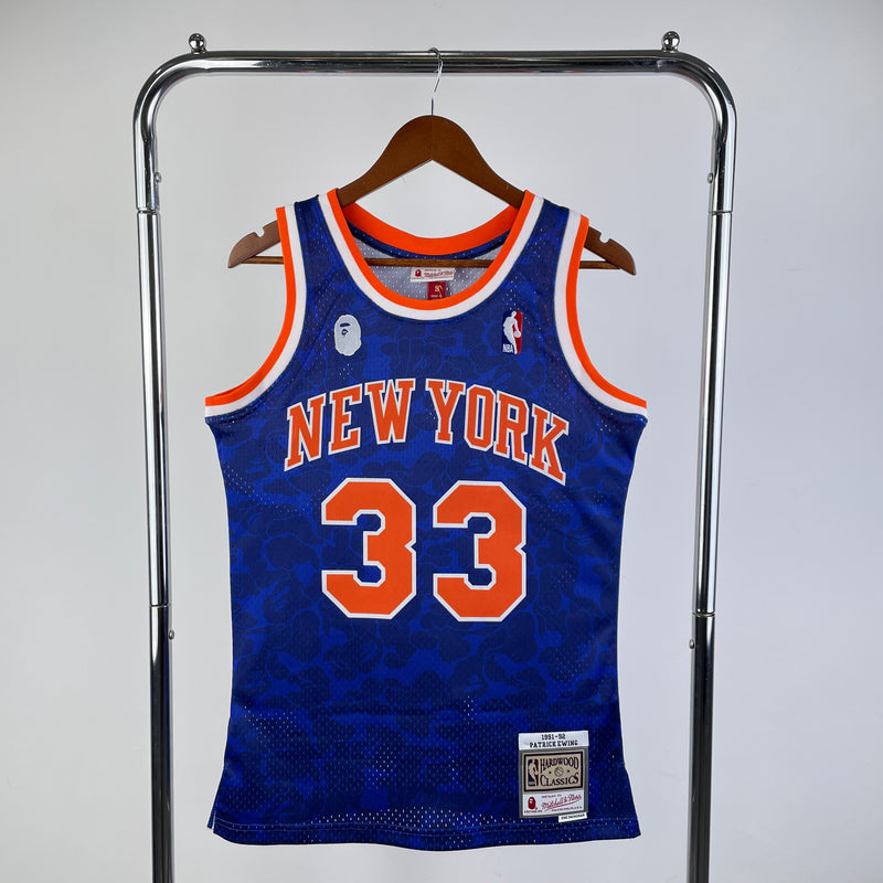 New York Knicks Hardwood Classics 1991/92 - EWING - Mitchell & Ness