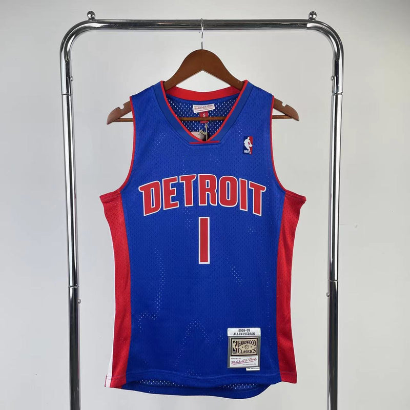 Detroit Pistons Hardwood Classics 2008/09 - IVERSON - Mitchell & Ness