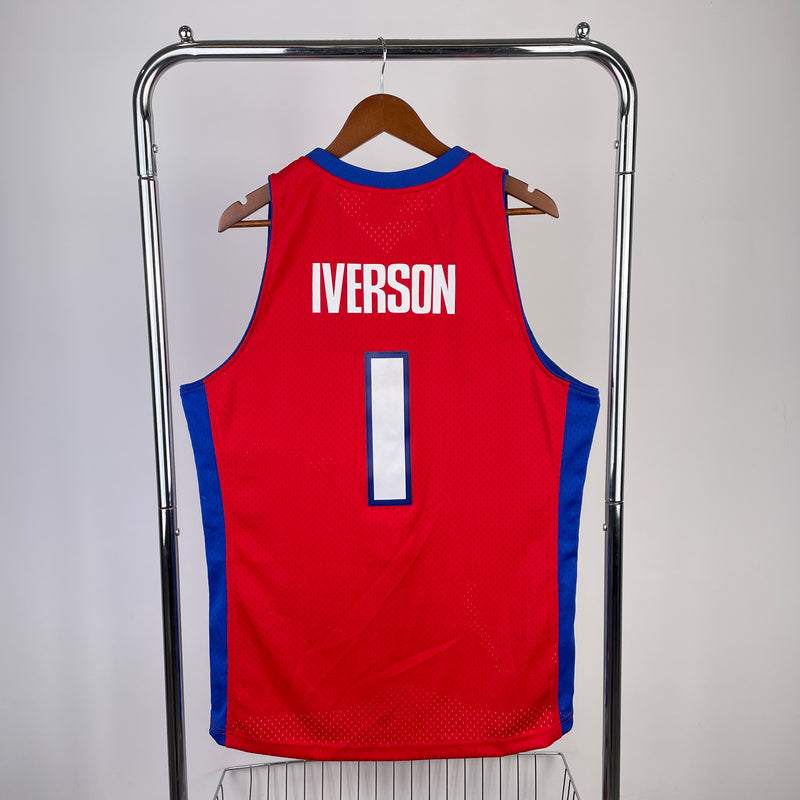 Detroit Pistons Hardwood Classics 2008/09 - IVERSON - Mitchell & Ness