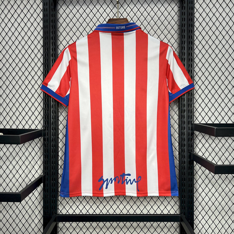 Camisa Sporting de Gijón - Retrô 2001/02 Astore