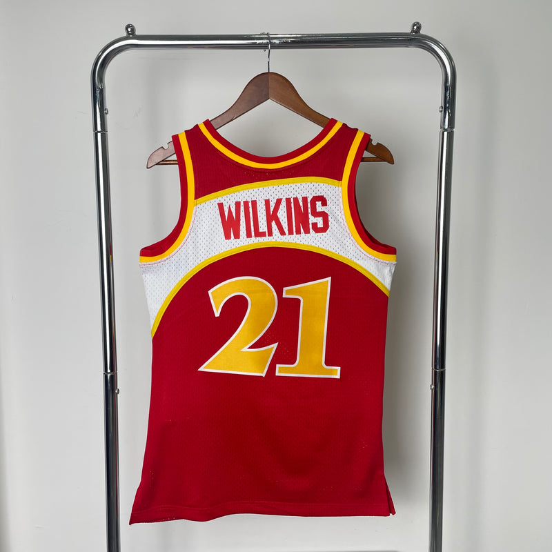 Atlanta Hawks Hardwood Classics 1986/87 - WILKINS - Mitchell & Ness