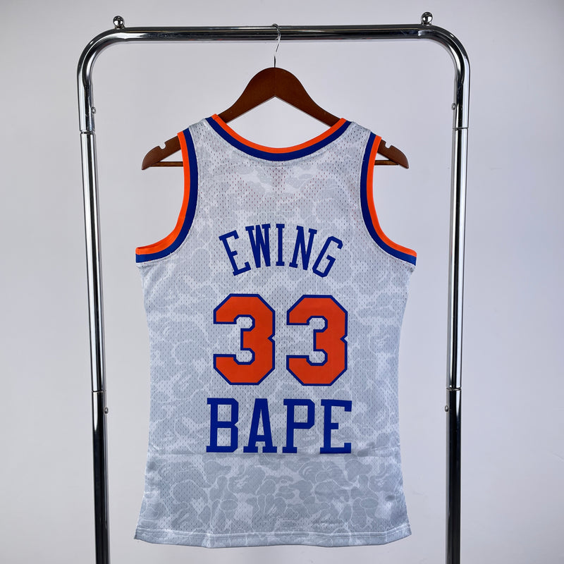 New York Knicks Hardwood Classics 1991/92 - EWING - Mitchell & Ness