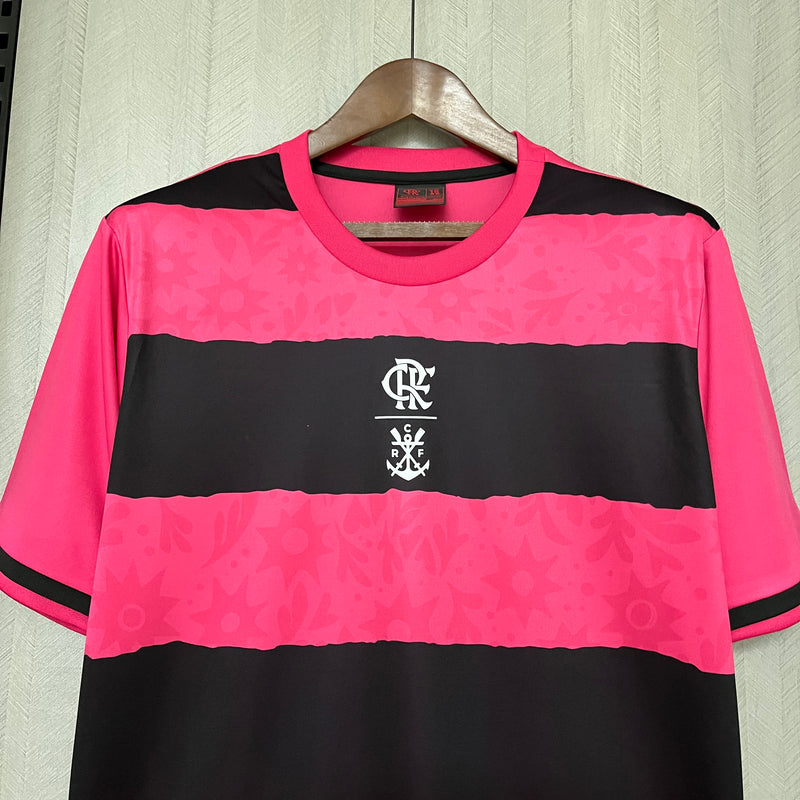 Camisa Ed. Especial "Outubro Rosa" Flamengo 2024/25 - BRAZILINE