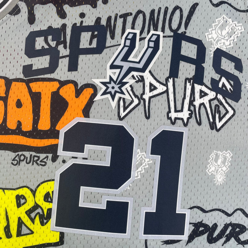 San Antonio Spurs Hardwood Classics 1998/99 - TIM DUNCAN - Mitchell & Ness