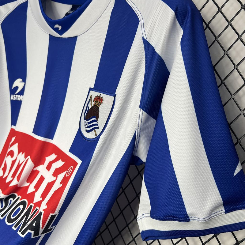 Camisa Real Sociedad - Retrô 2002/03 Astore