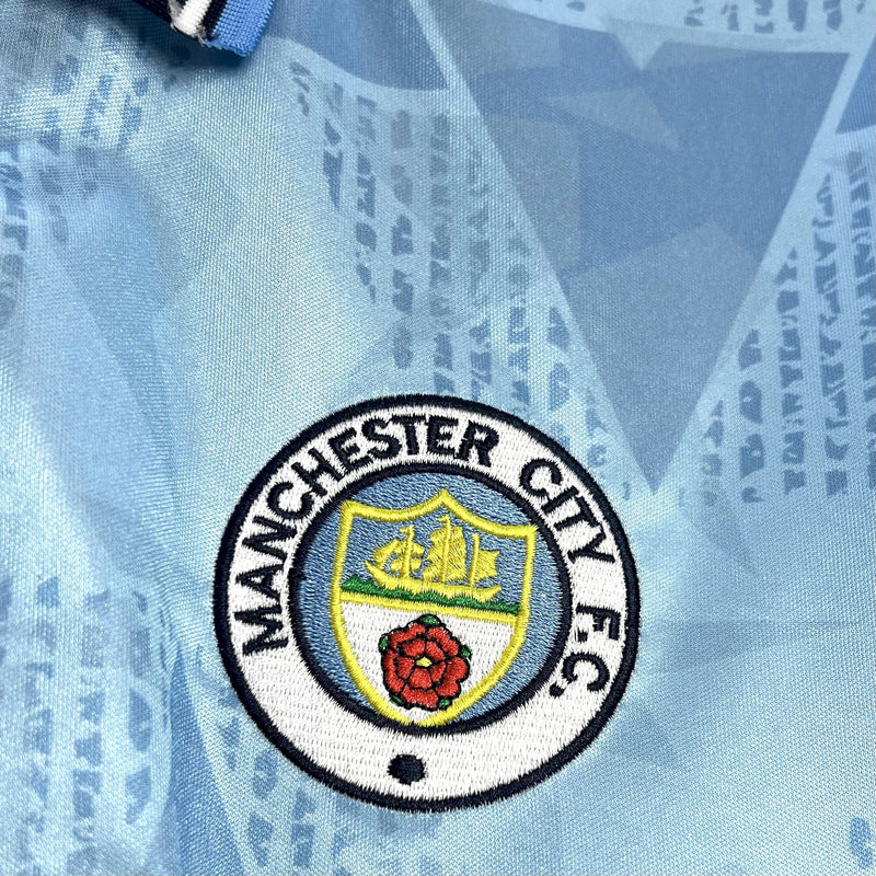 Camisa I Manchester City - Retrô 1989/91 Umbro