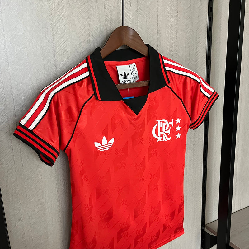 Camisa Lifestyler "LFSTLR" Flamengo 24/25 Adidas - Feminina