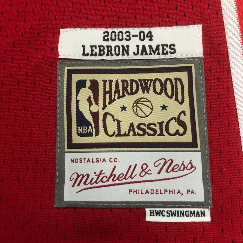 Cleveland Cavaliers Hardwood Classics 2003/04 - LEBRON JAMES - Mitchell & Ness