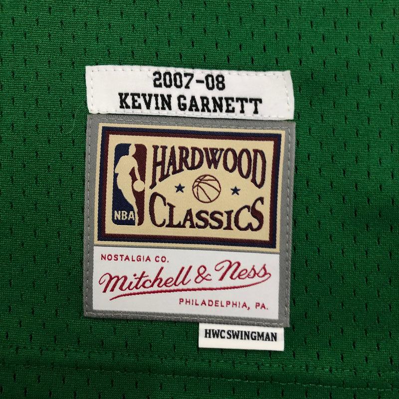 Boston Celtics Hardwood Classics 2007/08 - GARNETT - Mitchell & Ness