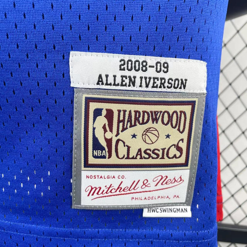 Detroit Pistons Hardwood Classics 2008/09 - IVERSON - Mitchell & Ness