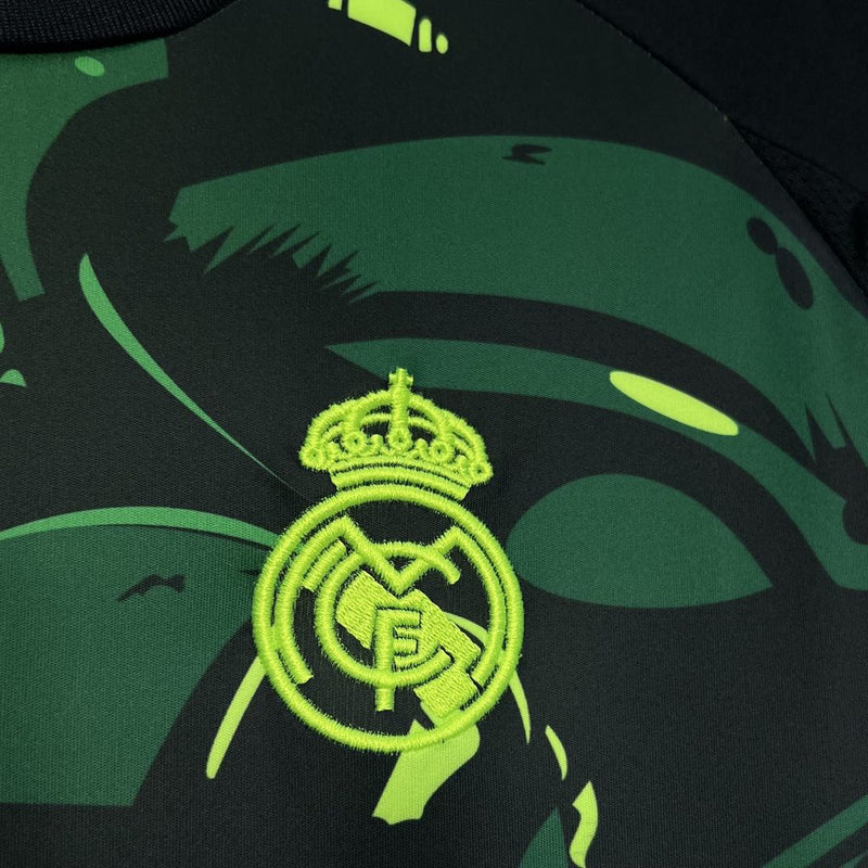 Camisa Real Madrid 24/25 - Green and Black