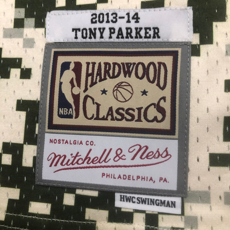 San Antonio Spurs Hardwood Classics 2013/14 - PARKER - Mitchell & Ness