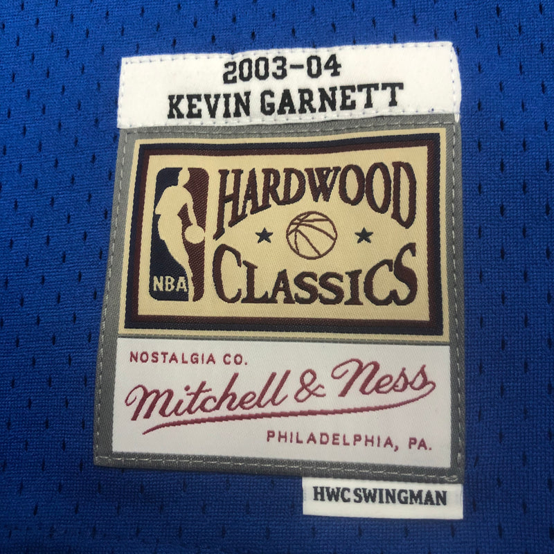 Minnesota Timberwolves Hardwood Classics 2003/04 - GARNETT - Mitchell & Ness