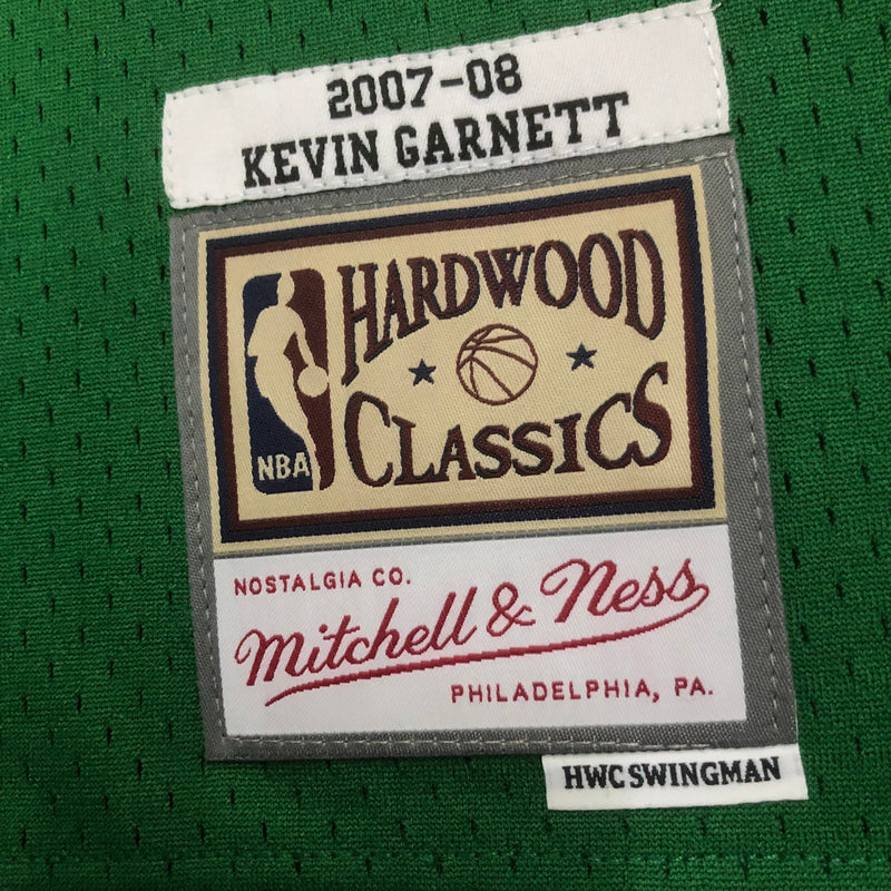 Boston Celtics Hardwood Classics 2007/08 - GARNETT - Mitchell & Ness