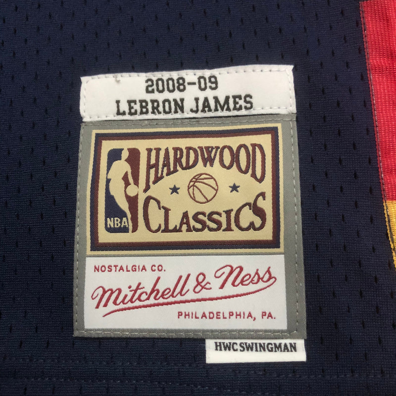 Cleveland Cavaliers Hardwood Classics 2008/09 - LEBRON JAMES - Mitchell & Ness