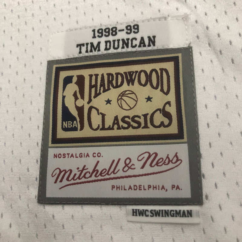 San Antonio Spurs Hardwood Classics 1998/99 - DUNCAN - Mitchell & Ness