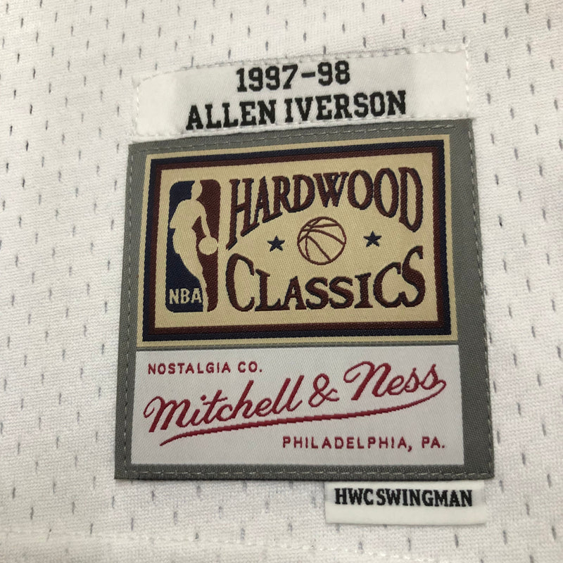 Philadelphia 76ers Hardwood Classics 1997/98 - IVERSON - Mitchell & Ness