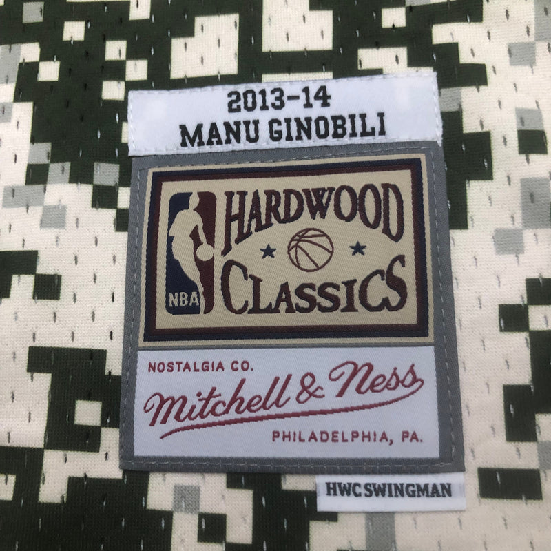 San Antonio Spurs Hardwood Classics 2013/14 - GINOBILI - Mitchell & Ness